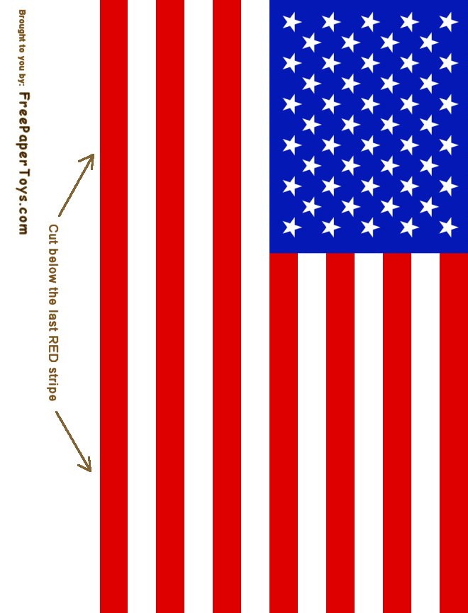 Usa Flag Template