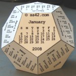 Calendário dodecaedro 