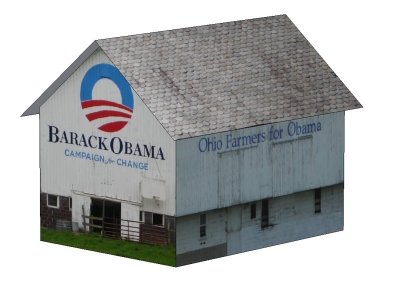 Vote Obama Barn