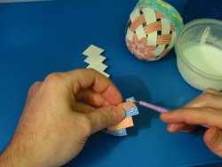 Step Six Papercraft Easter Basket Instructions