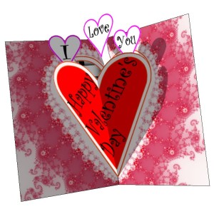 Image of Free Valentines Day Pop Up Card
